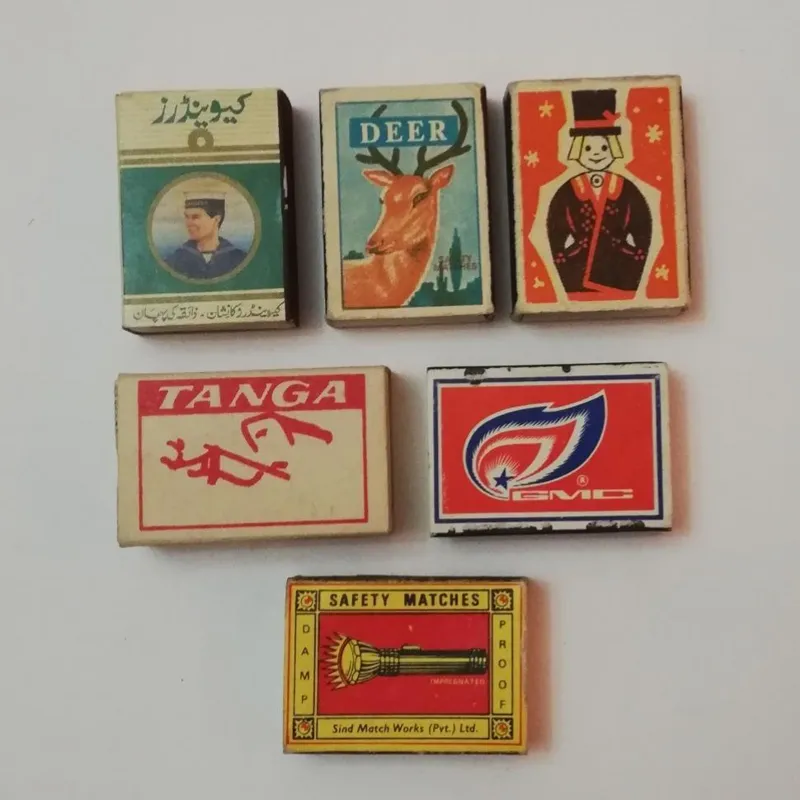 کبریت قدیمی خارجی _ 6 عددی ( 5 )