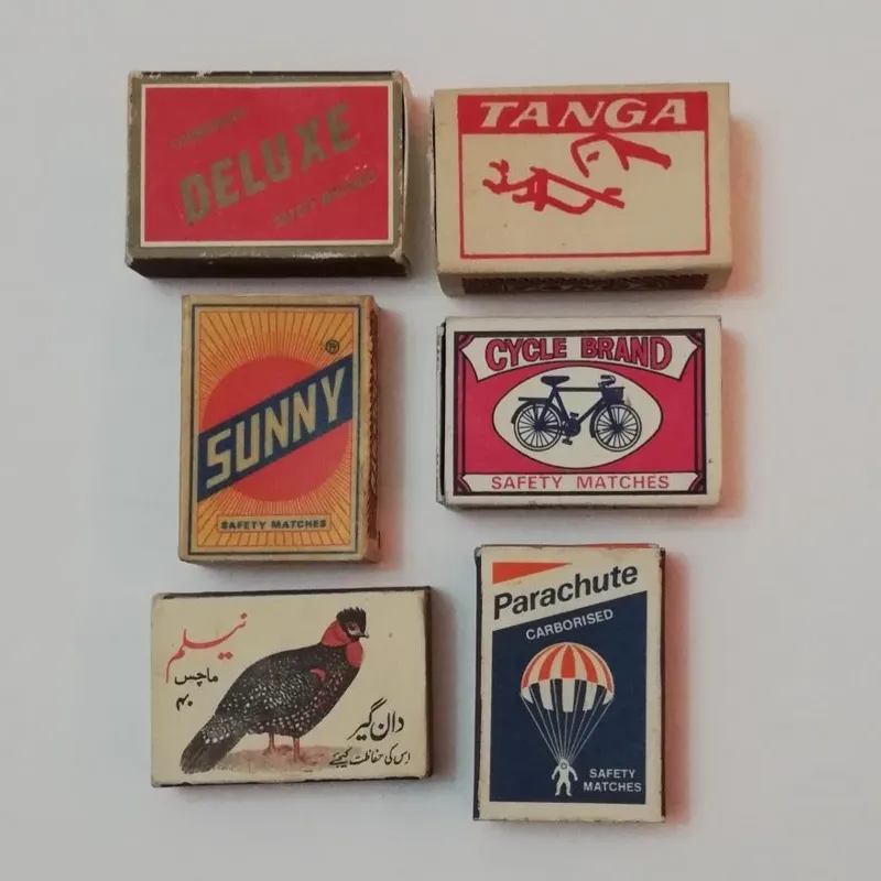 کبریت قدیمی خارجی _ 6 عددی ( 20 )