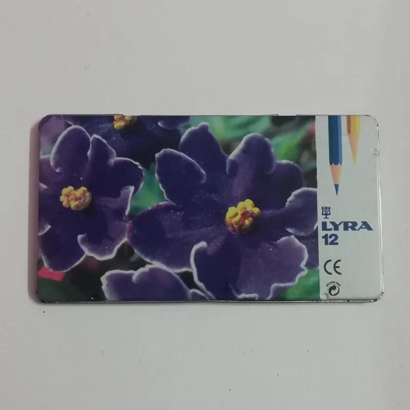 مداد رنگی 12 رنگ جعبه فلزی لیرا آلمانی دهه60 و 70