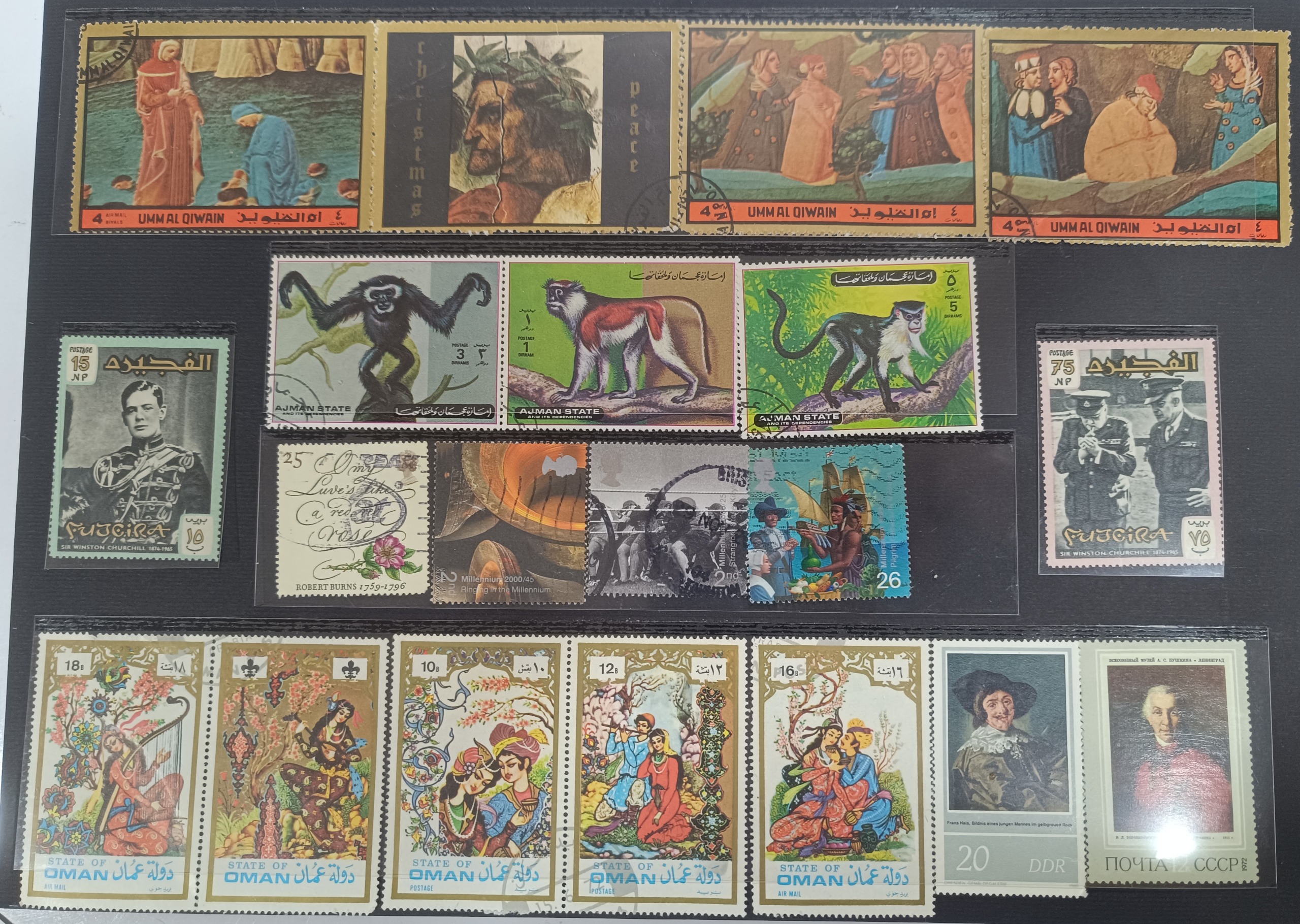  پک 20عددی تمبر خارجی