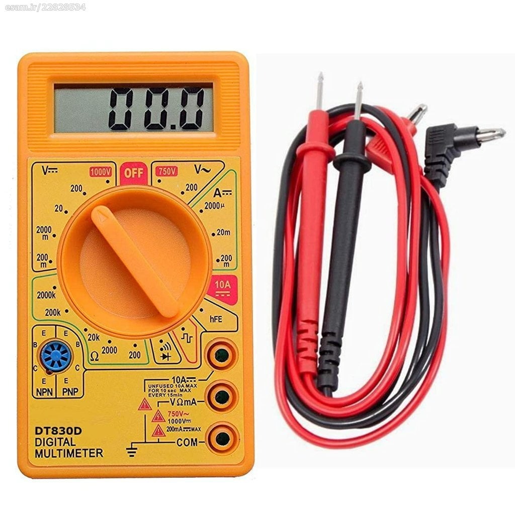 مولتی متر آکبند مدل DT-830D