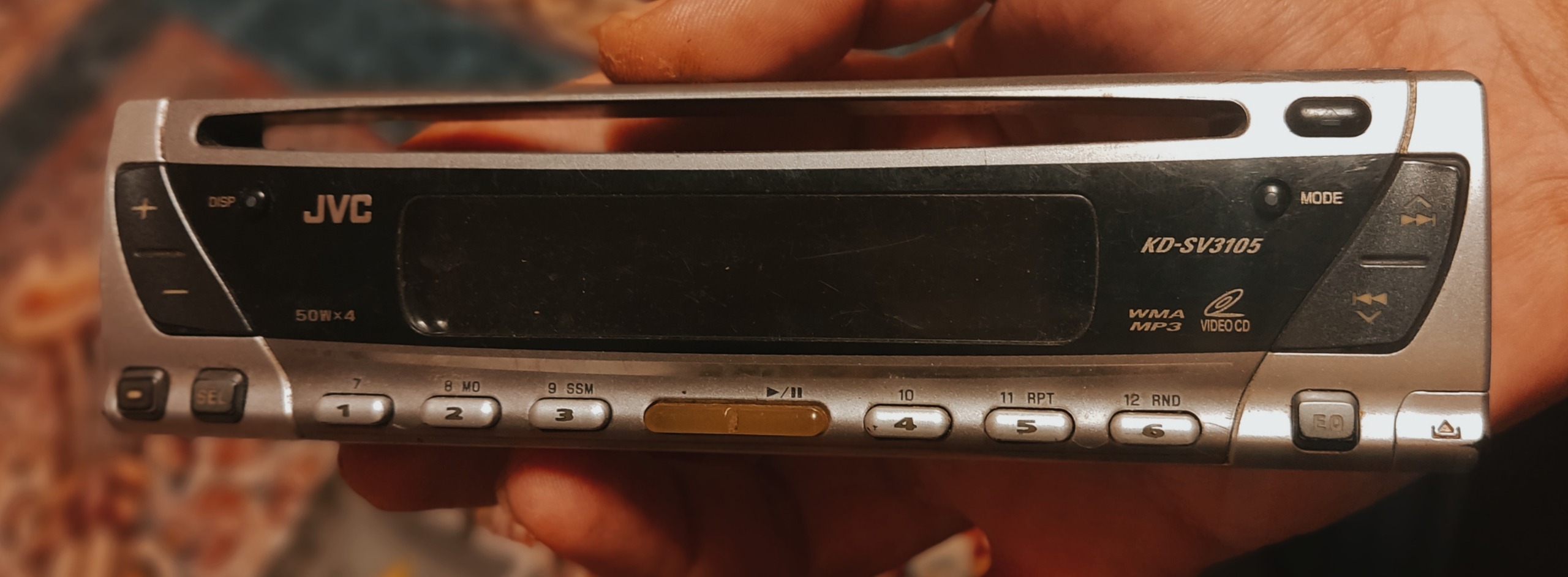 پنل ضبط فابریک جی وی سی مدل KD-SV3105 اصل
