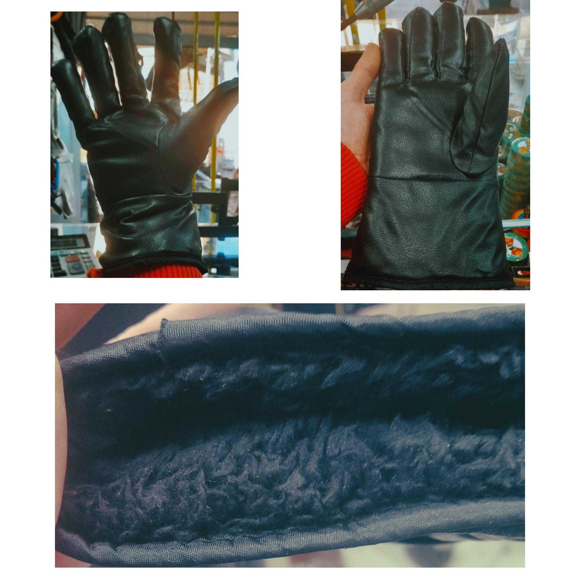 دستکش تمام پنجه داخل خز