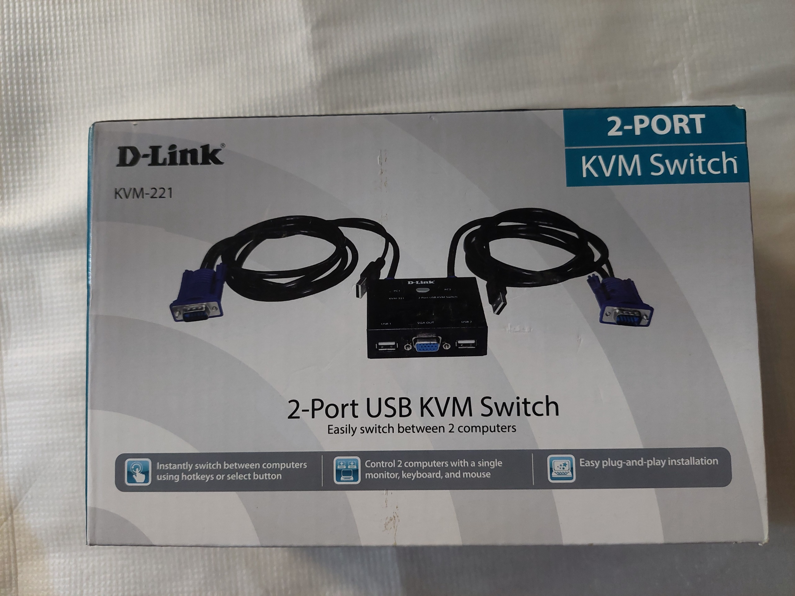 KVM سوییچ مدل دلینک 221