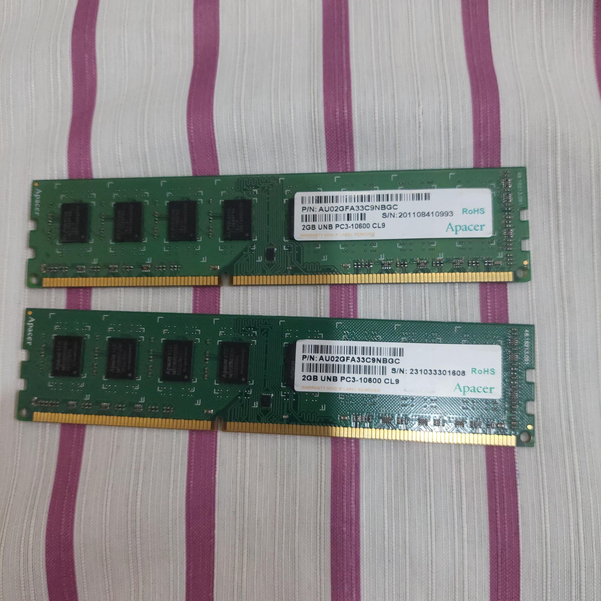 رم 2 گیگ Apacer ddr3