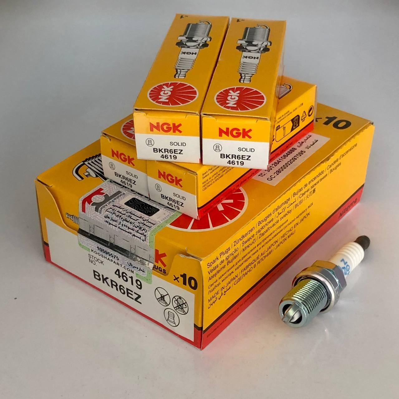 شمع پایه کوتاه نیکل NGK BKR6EZ