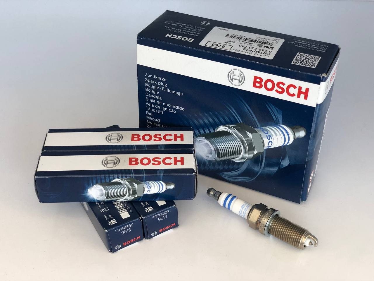شمع پایه بلند سوزنی دبل ایریدیوم بوش آلمان BOSCH