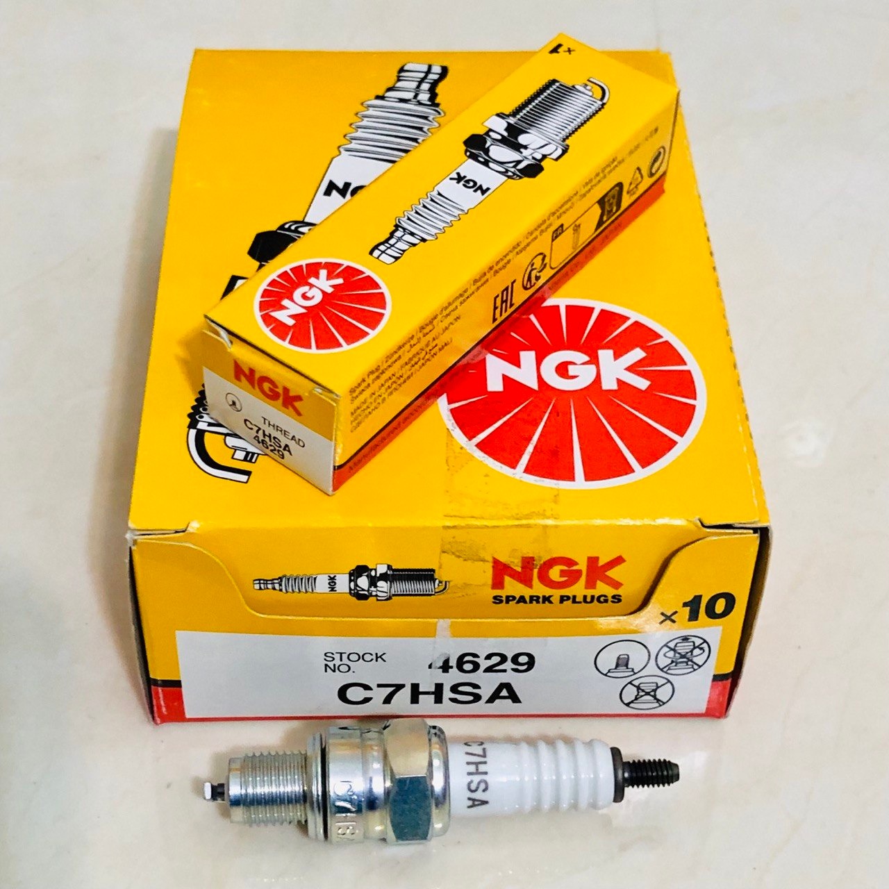 شمع موتور سیکلت کلیک ویو 4629 NGK C7HSA