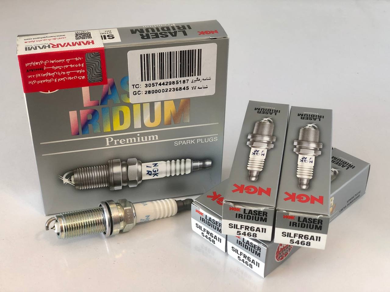 شمع پایه بلند سوزنی ایریدیوم لیزر NGK - 5468