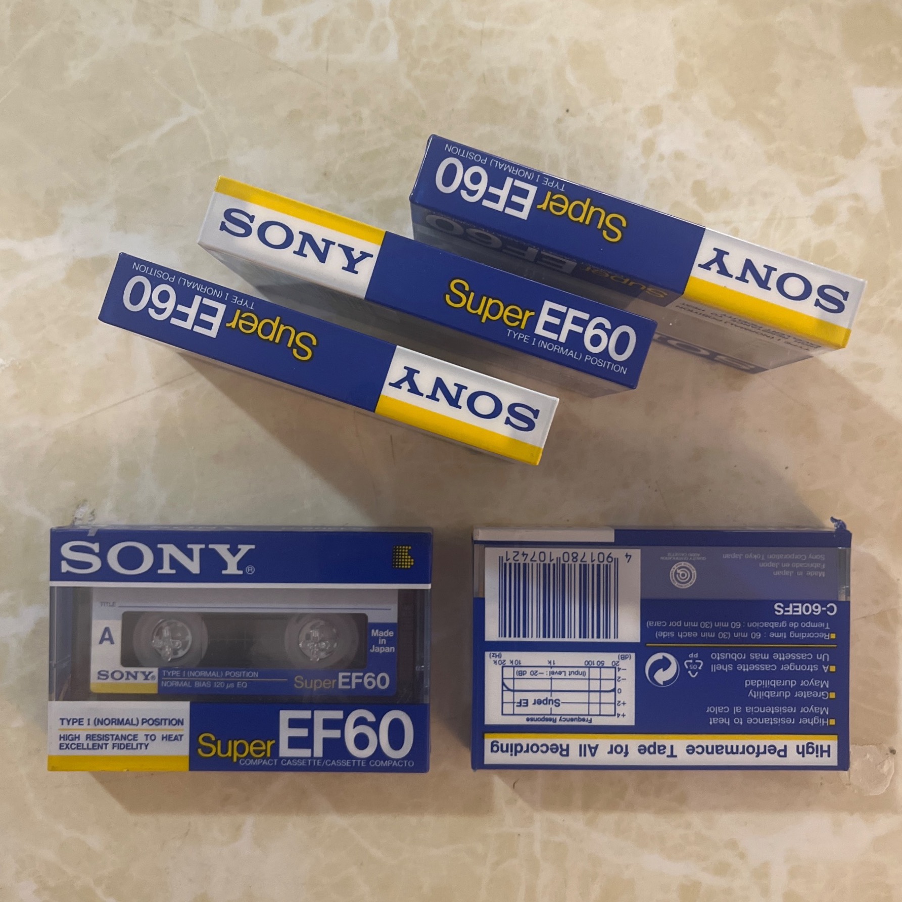 نوار کاست خام سونی مدل Super EF 60