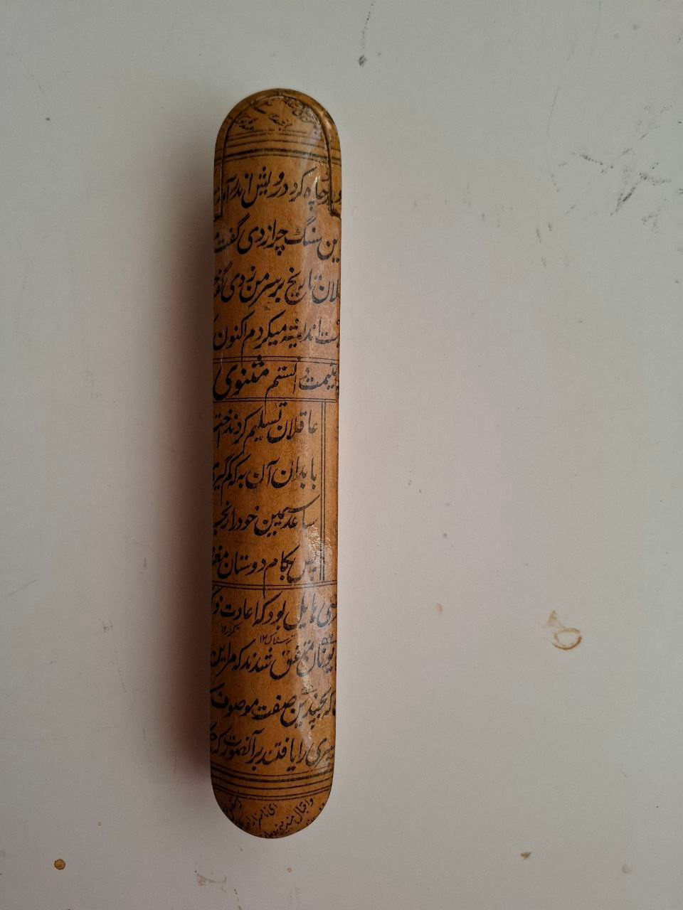 قلمدان پاپیه ماشه طرح قدیمی