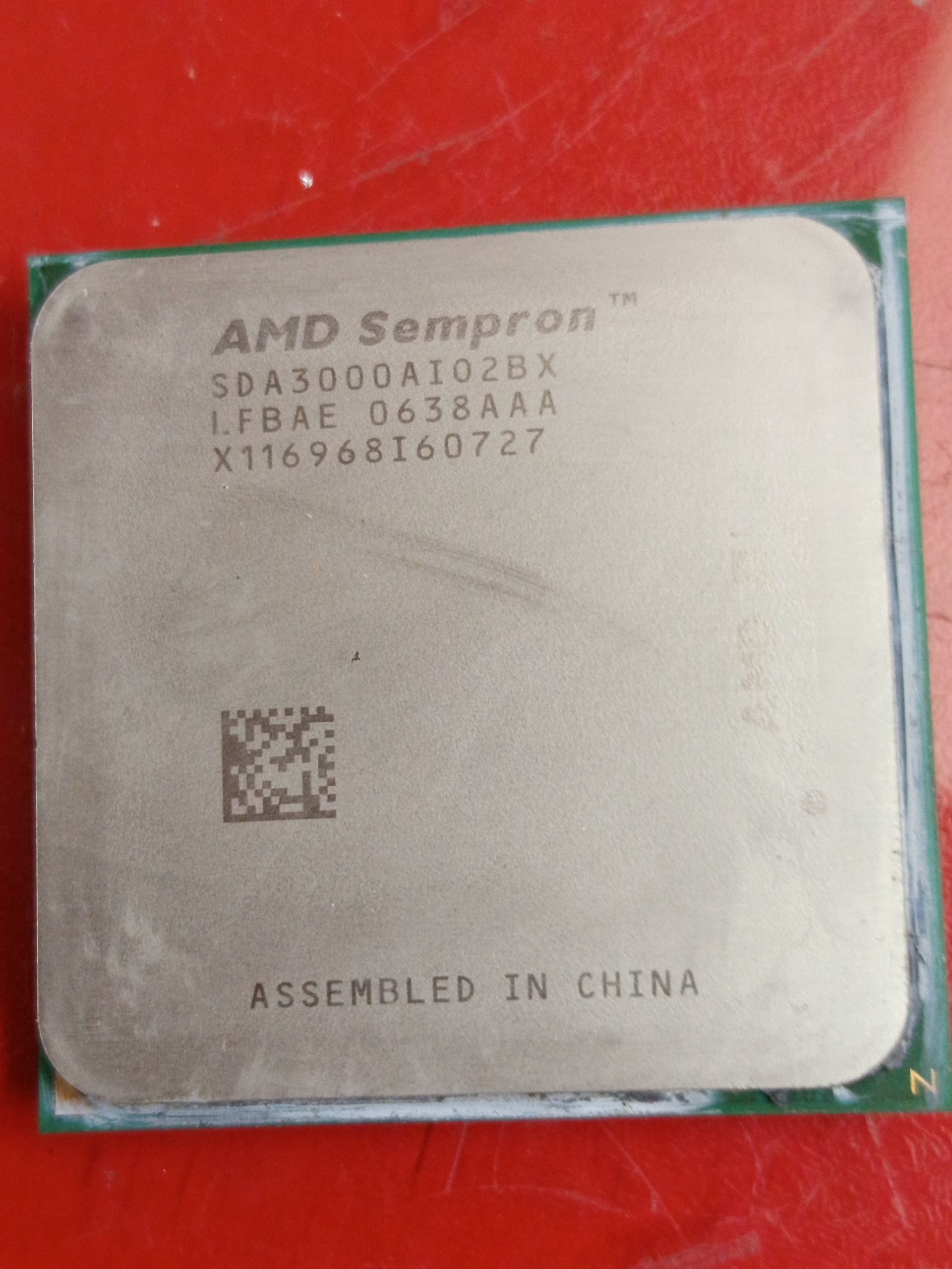 Cpu semperon 3000