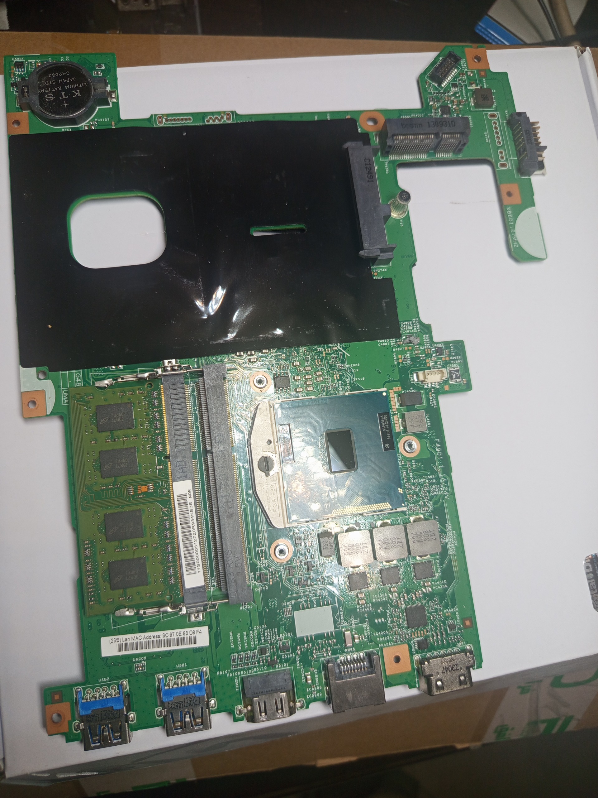 مادربرد لپ تاپ لنوو g580