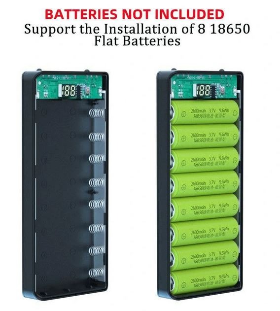 کیس پاوربانک 8 سل