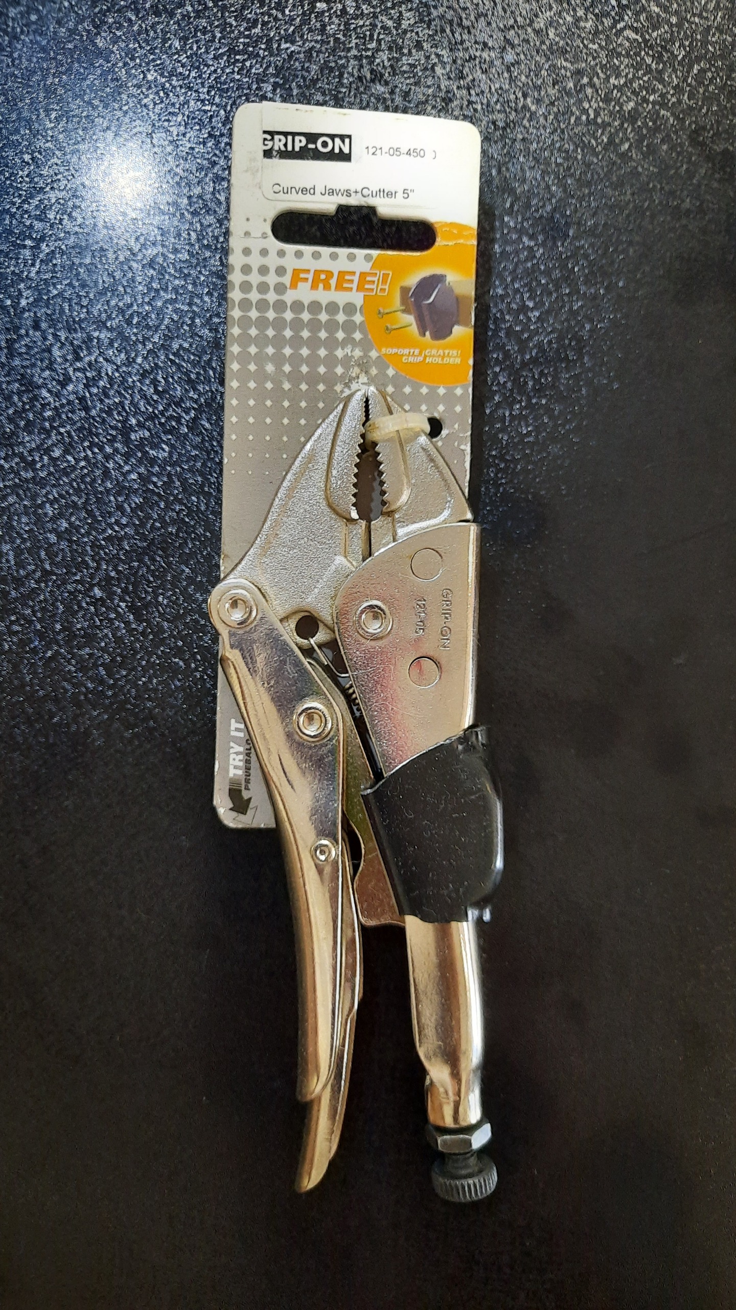 انبر قفلی 5"گریپ آن ساخت اسپانیا grip on