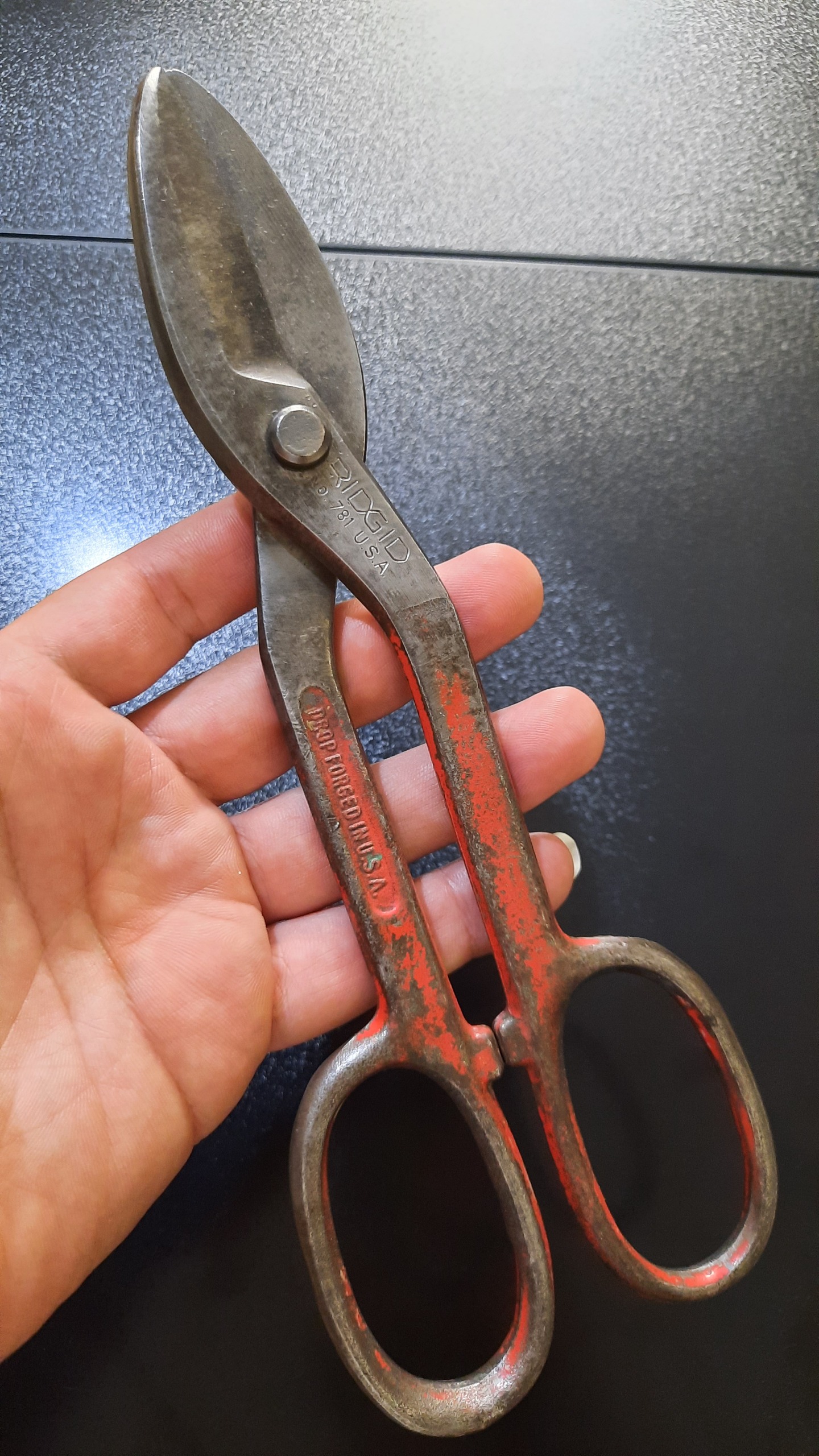 قیچی ورق بر ریجید ساخت آمریکا RIDGID