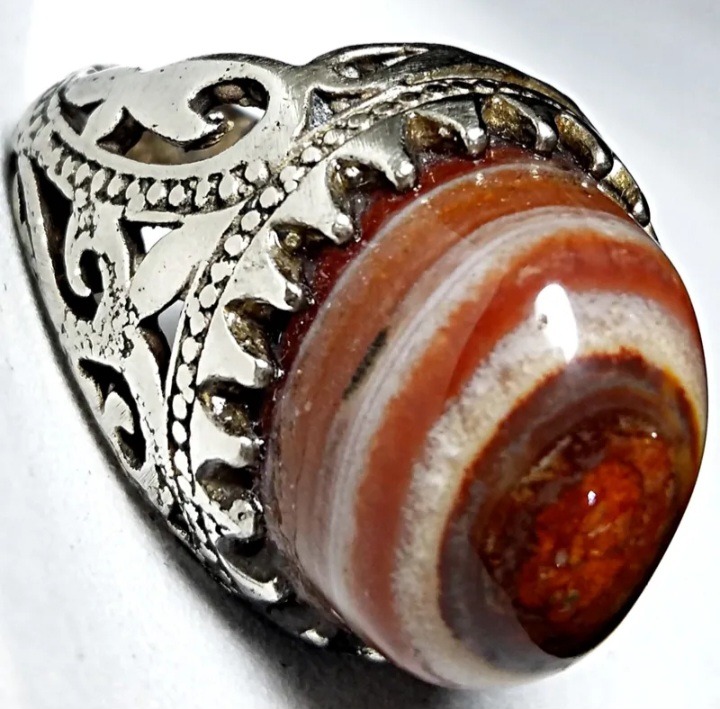 انگشتر شاهکار سلیمانی سه پوست منظم یمنی اصیل