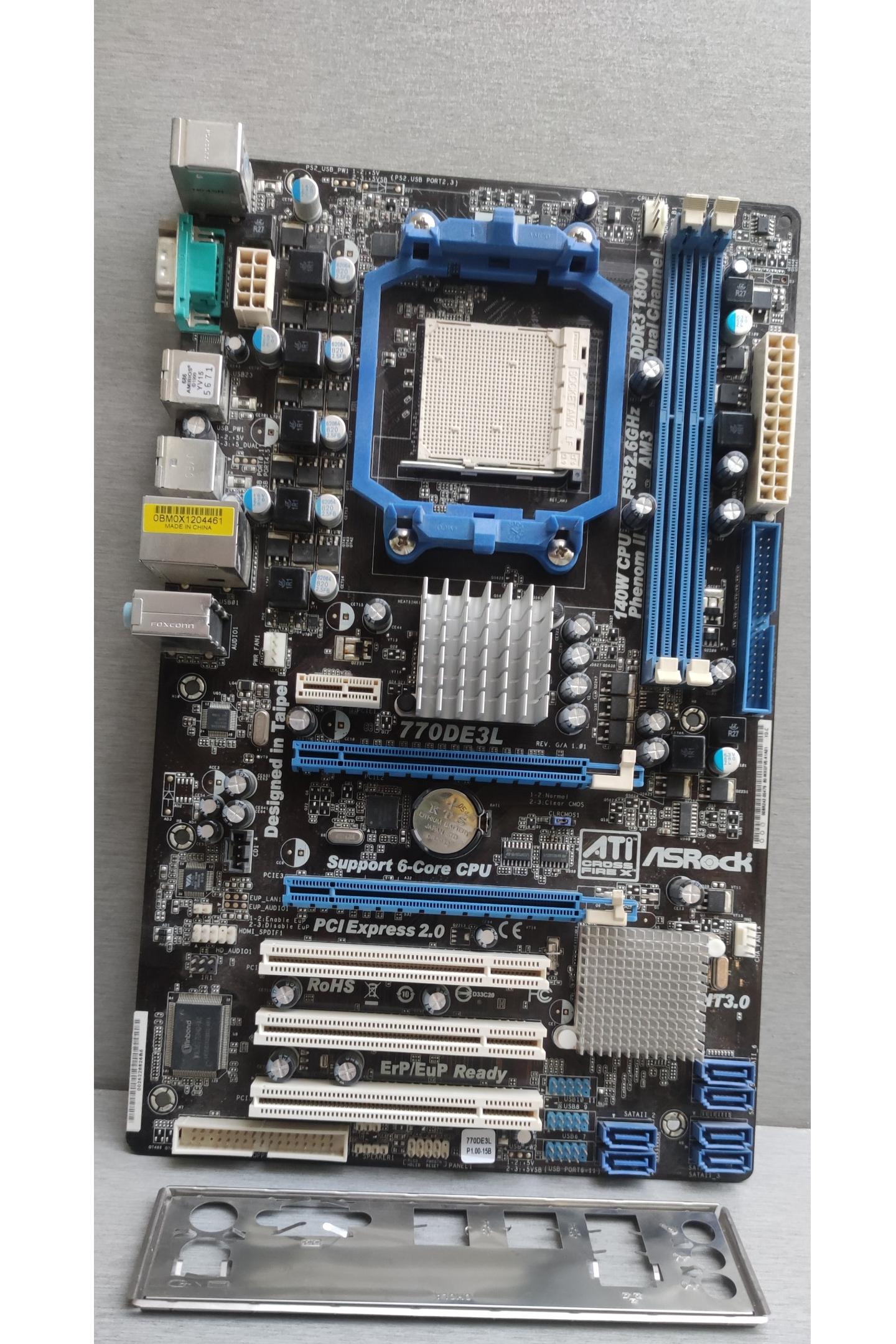 asrock 770de3l ساپورت سری 9