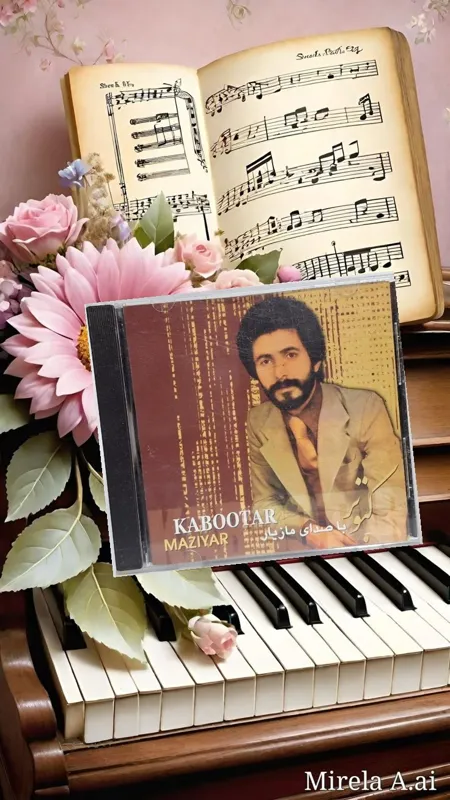 مازیار آلبوم کبوتر کاور CD