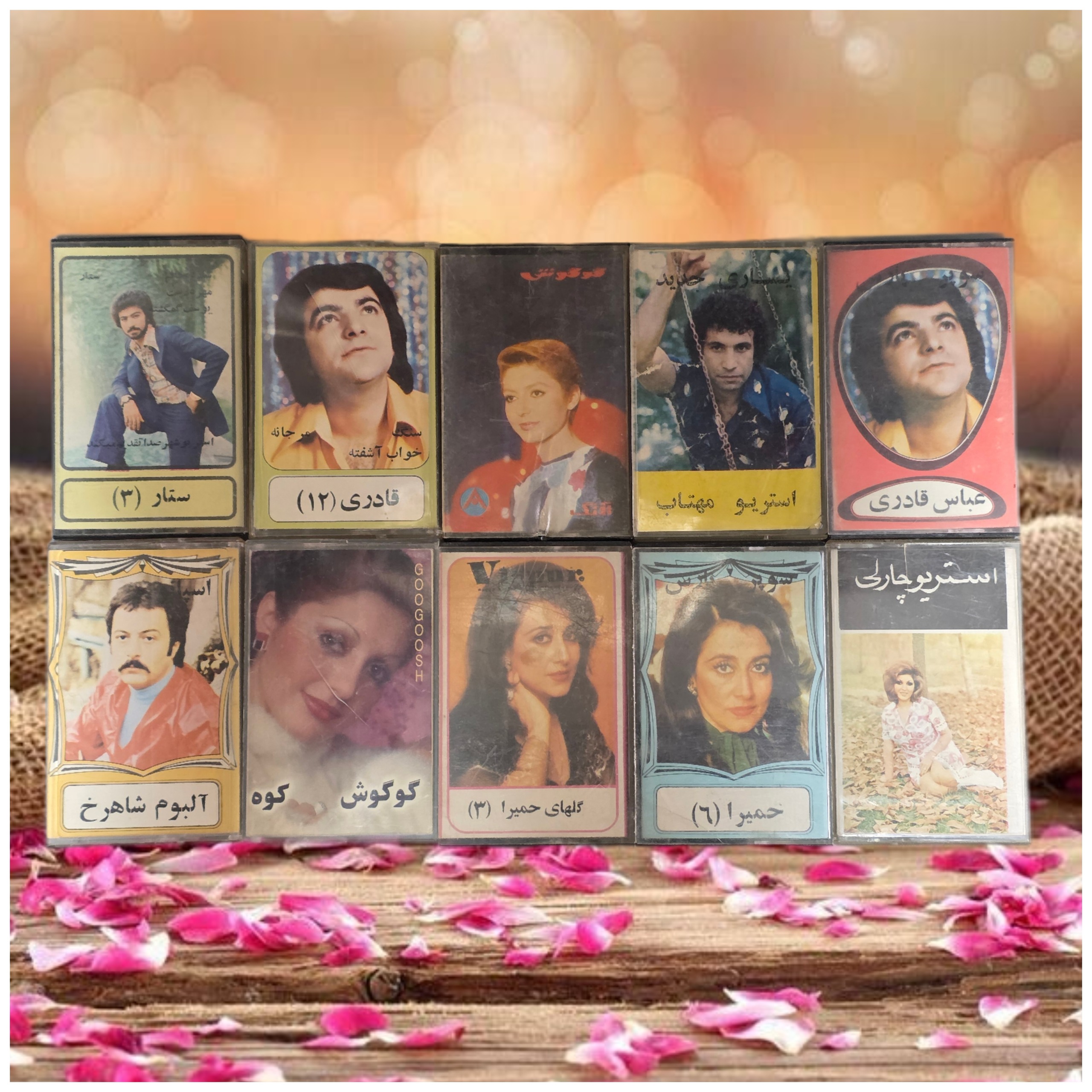 کاور نوارکاست قدیمی 10 عدد