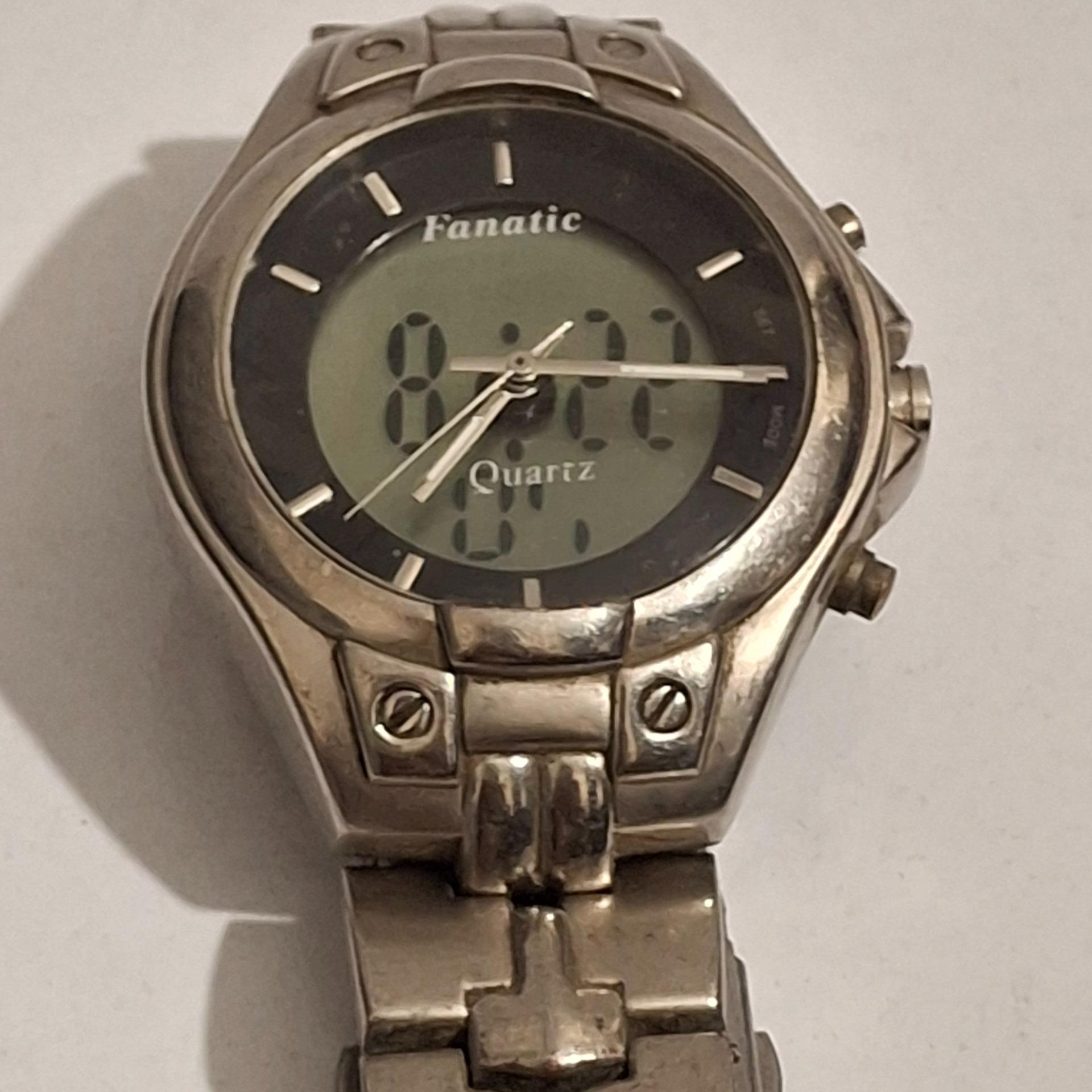 ساعت مچی قدیمی Fanatic دو زمانه