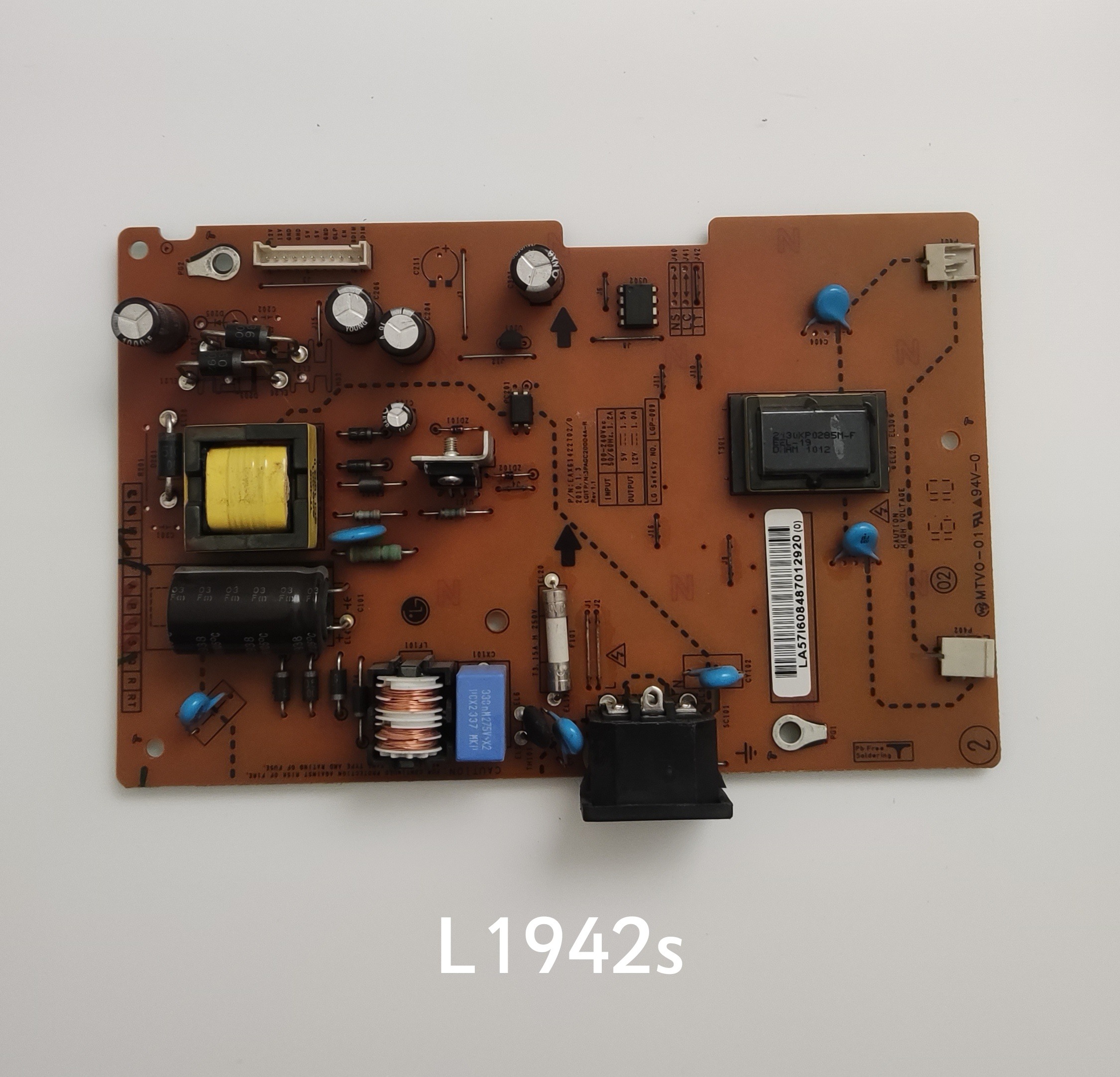 برد تغذیه مانیتور LCD ال جی مدل L1942S