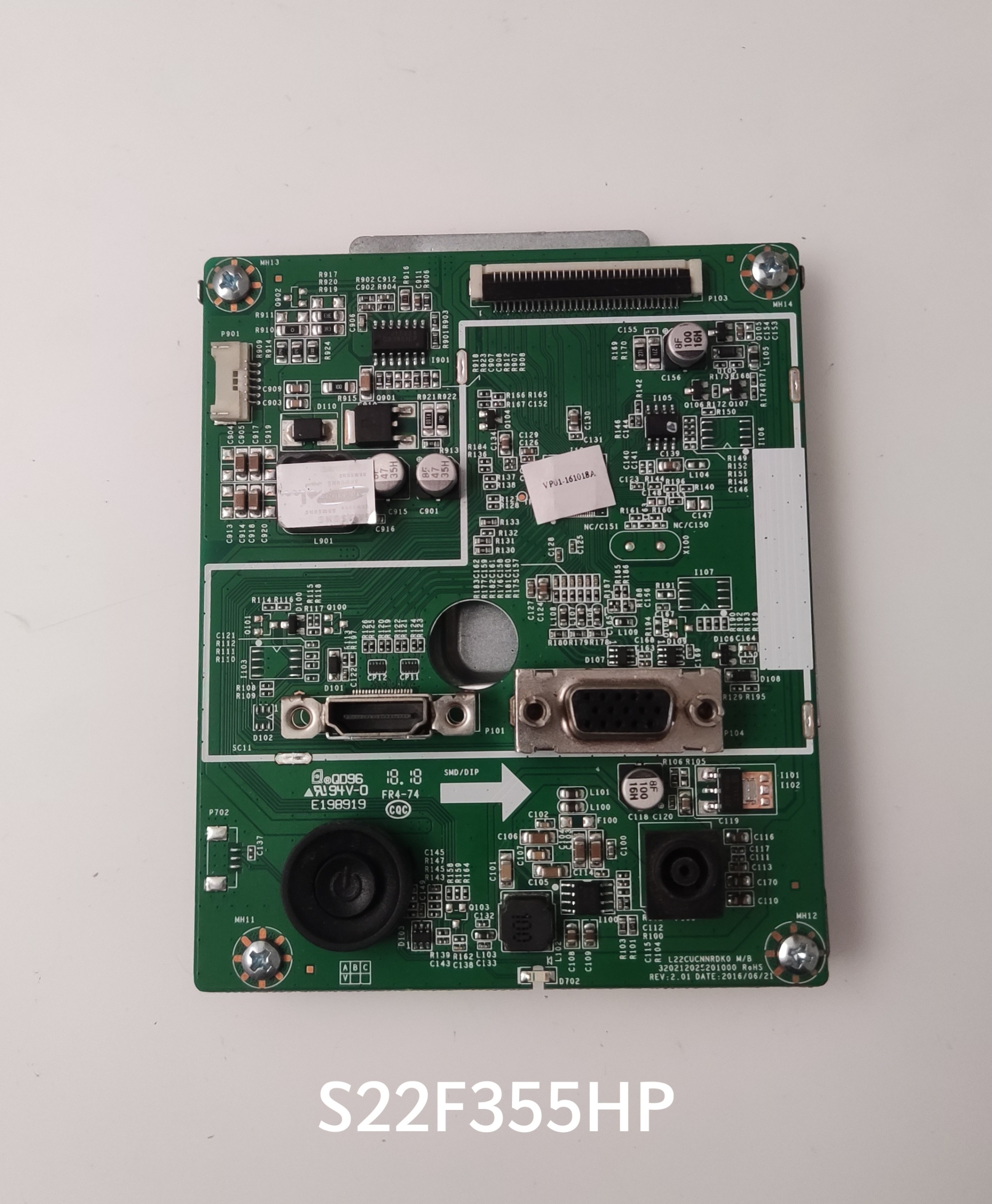 برد کامل مانیتور LED سامسونگ مدل S22f355hp