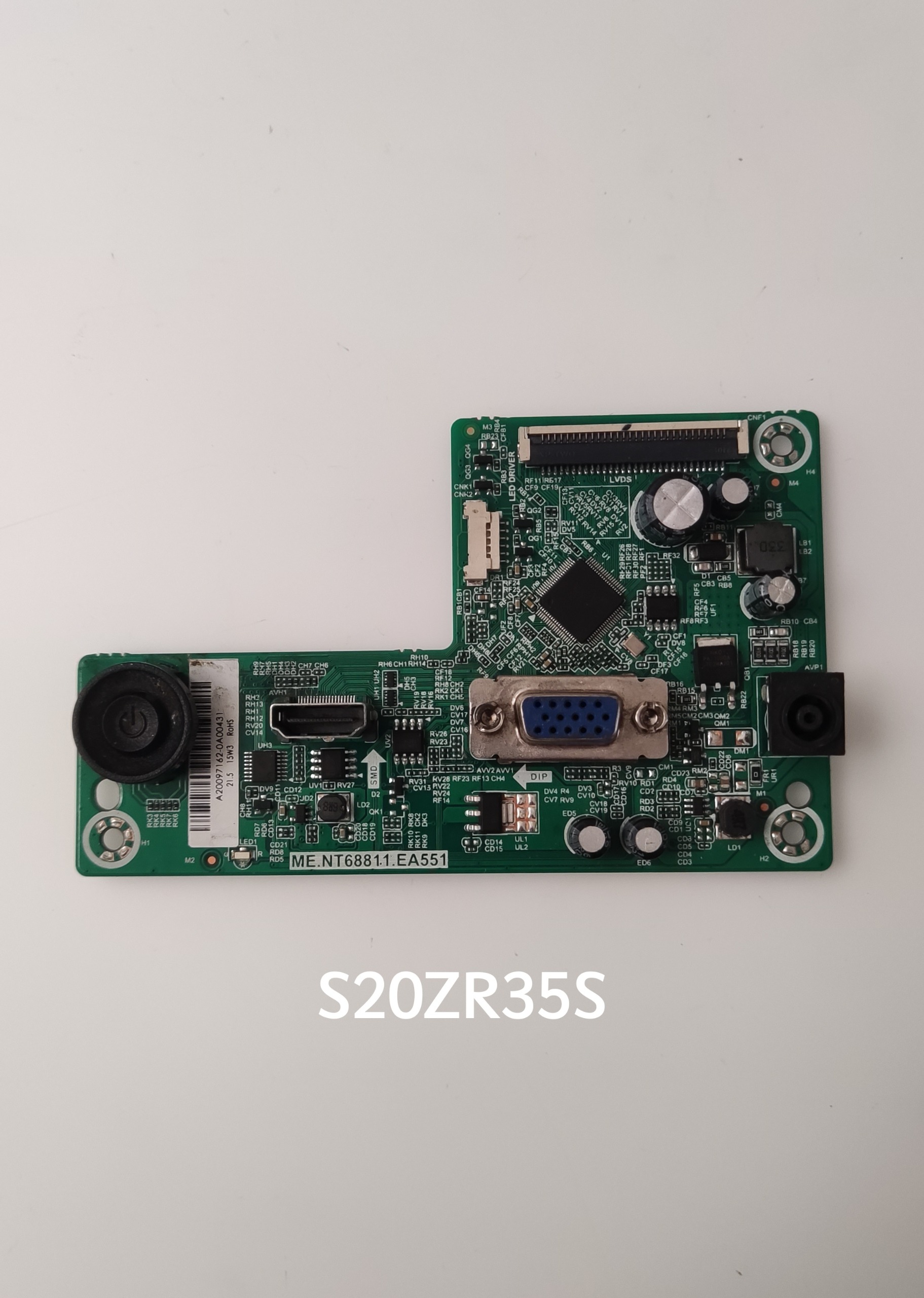 برد کامل مانیتور ال ای دی سامسونگ مدل S20ZR35S
