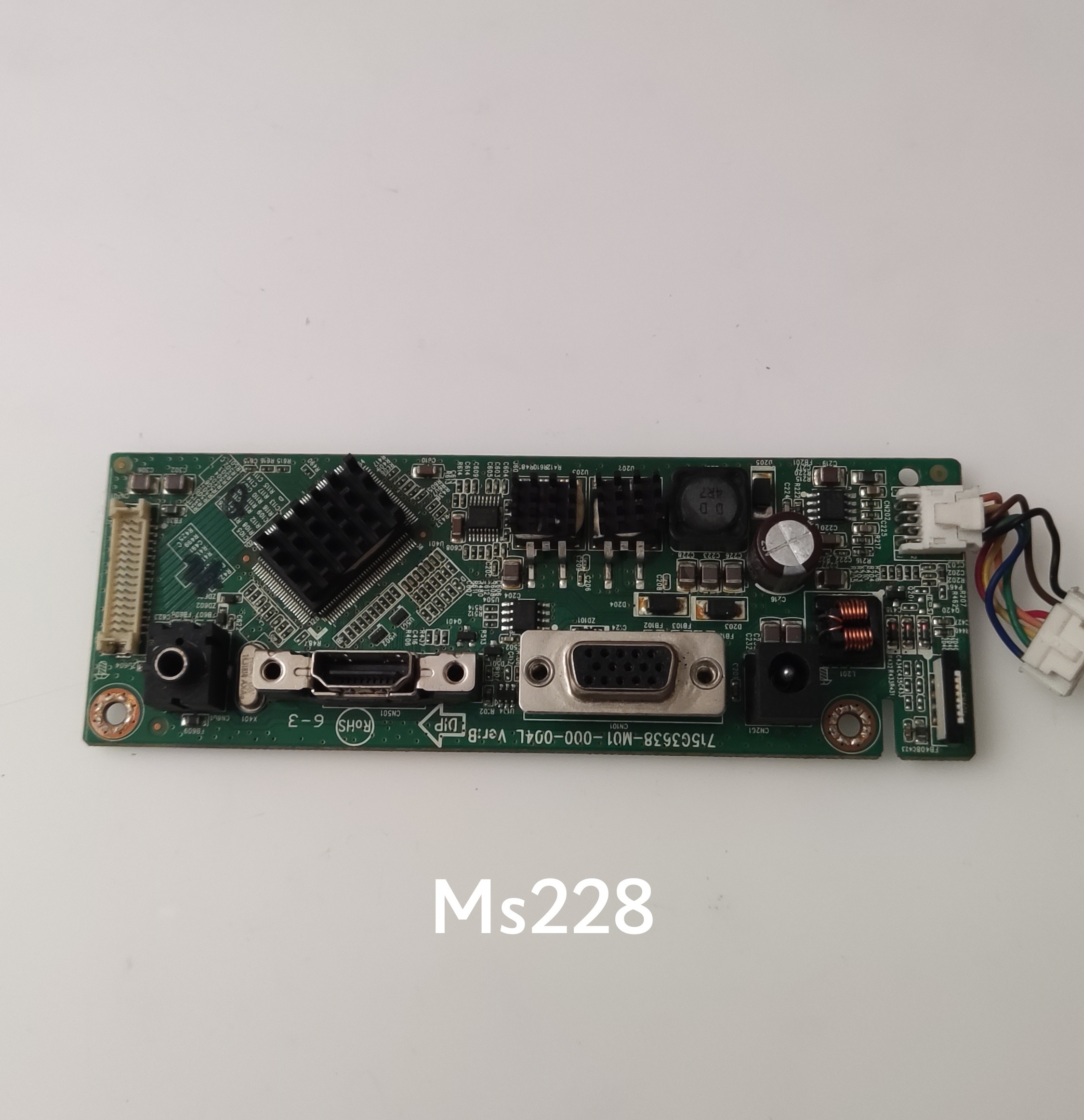 برد کامل مانیتور ال ای دی ایسوس مدل MS228