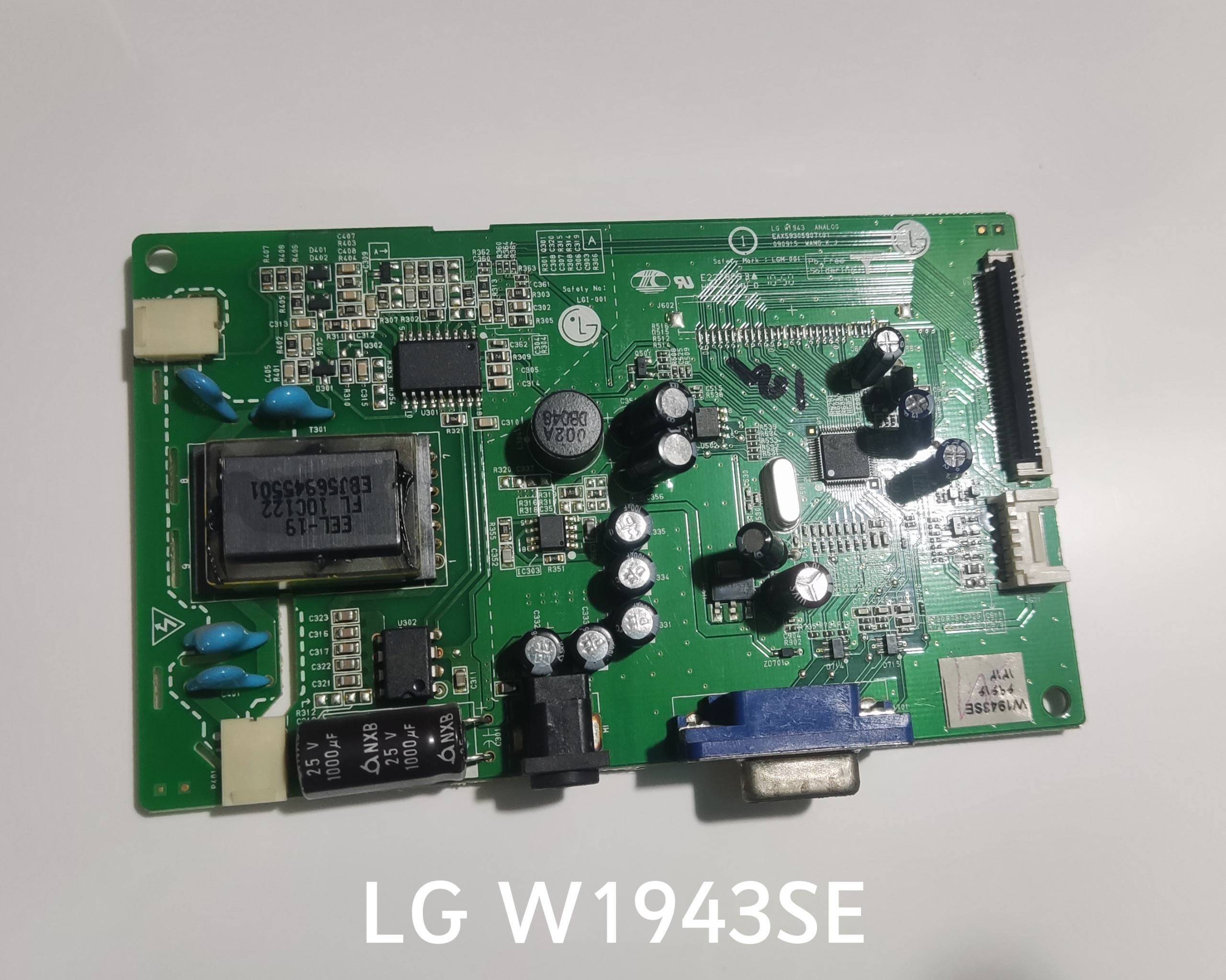 برد کامل مانیتور ال جی مدل W1943SE