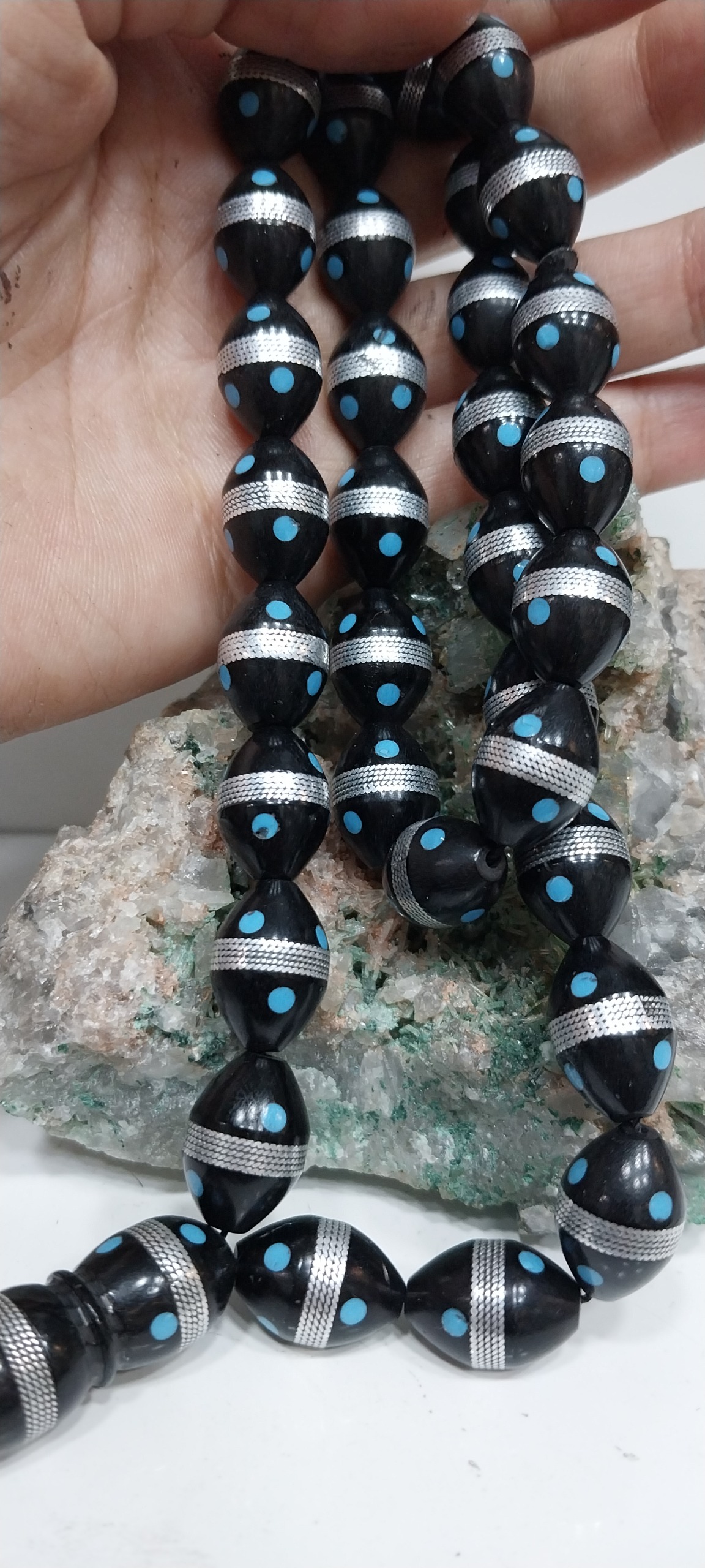 تسبیح یسر نقره کوب