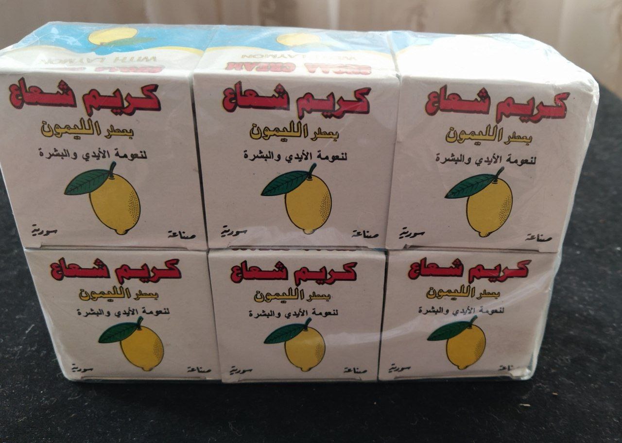 بسته 6عددی کرم لیمو کلیسونی ساخت سوریه