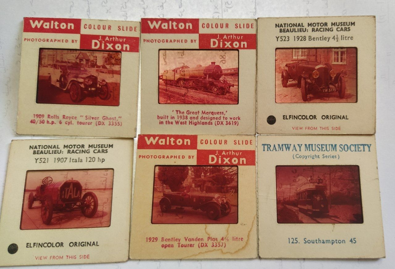 مجموعه 6عددی اسلایداتومبیل های کلاسیک