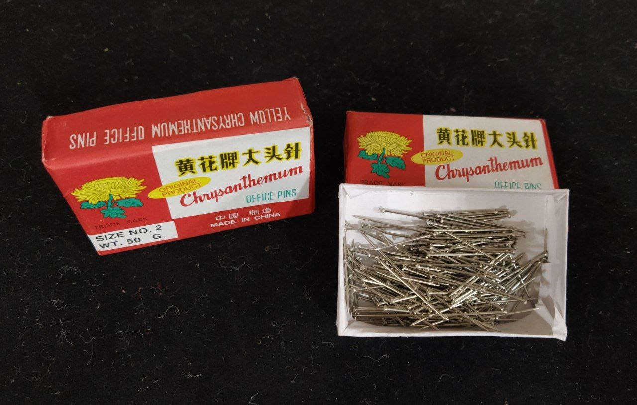 جعبه سوزن ته گرد قدیمی جعبه مقوایی نوواستفاده نشده