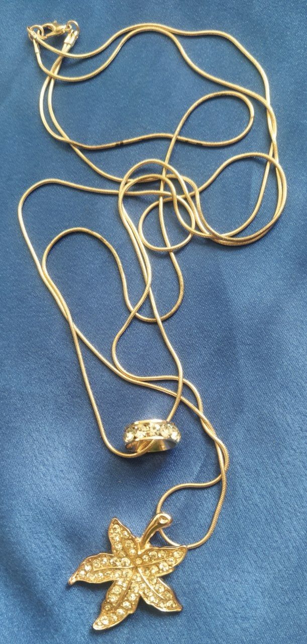 گردنبند زیباوجذاب 2زنجیره