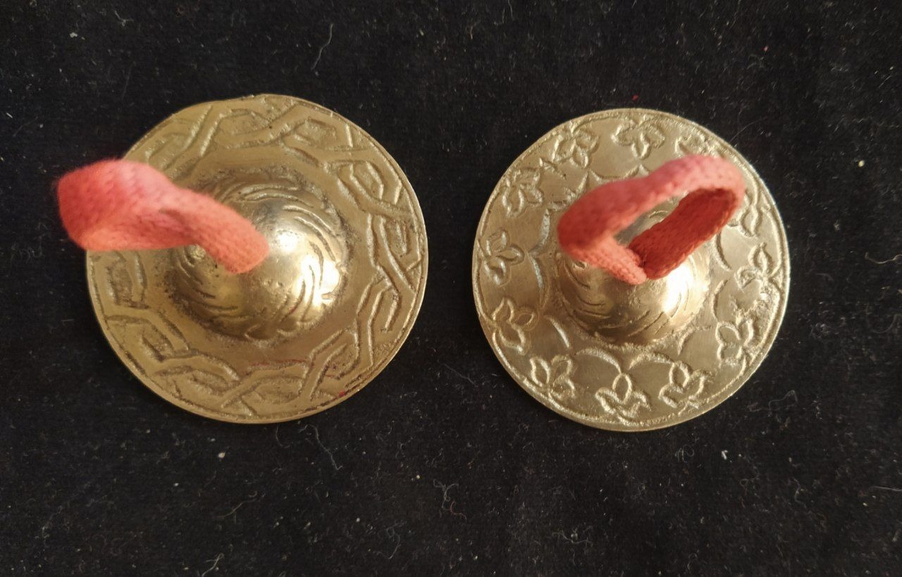 جفت سنج برنجی انگشتی کوچیک باصدای دلنشین