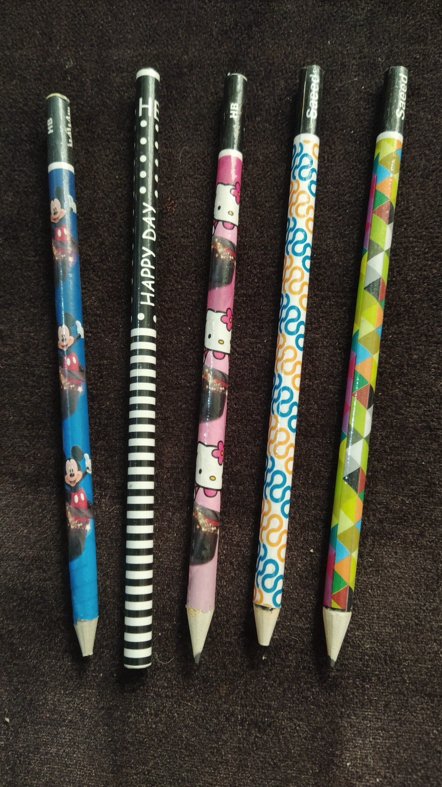 مجموعه5عددی مدادهای کلیسونی قدیمی