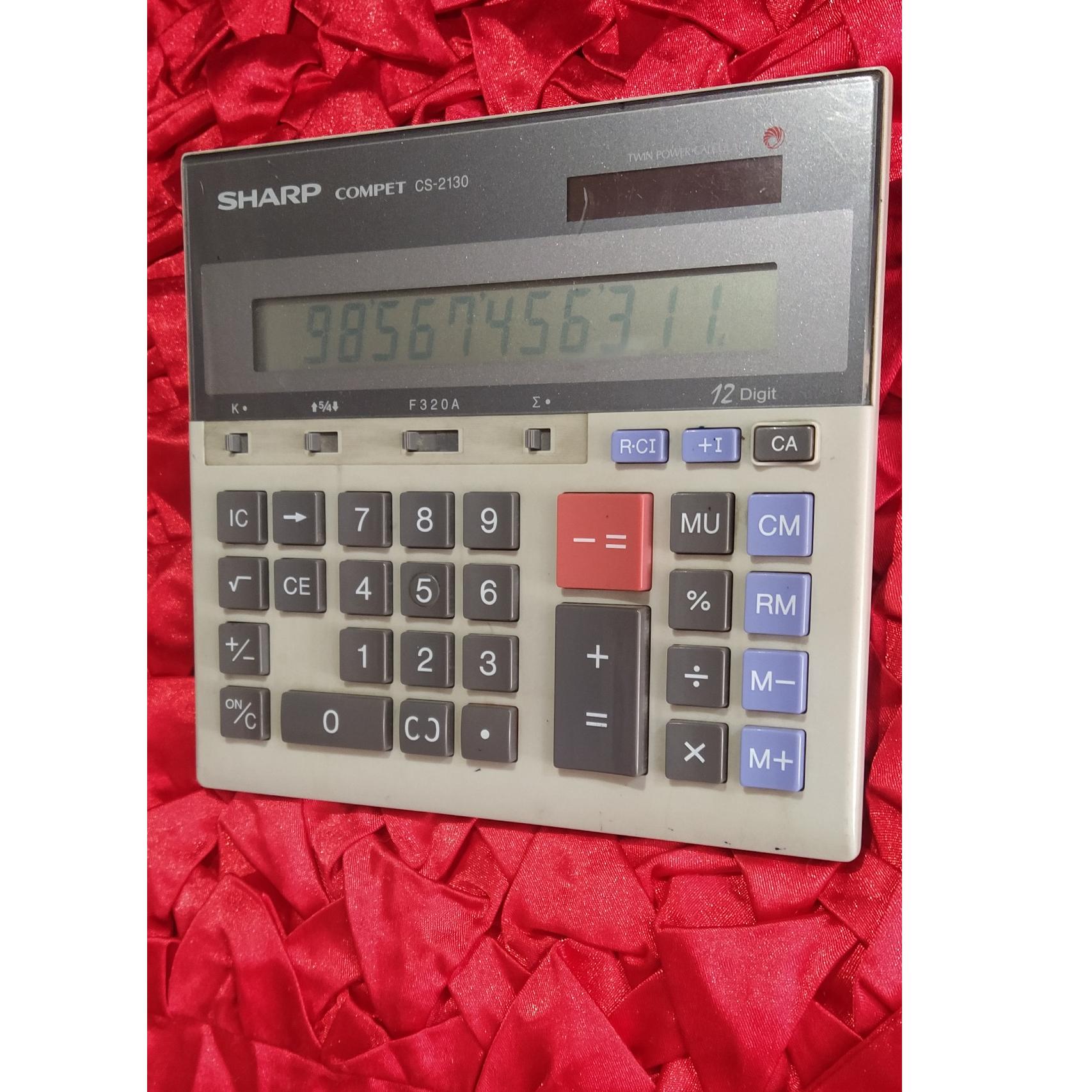 ماشین حساب پایدارنوری SHARPمدل CS-2130