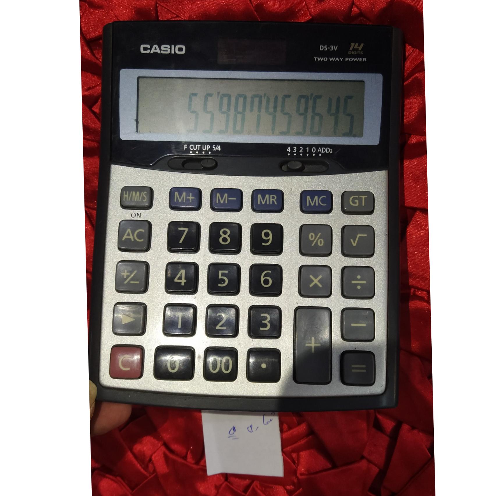 ماشین حساب بکروسالم CASIOمدل DS-3V