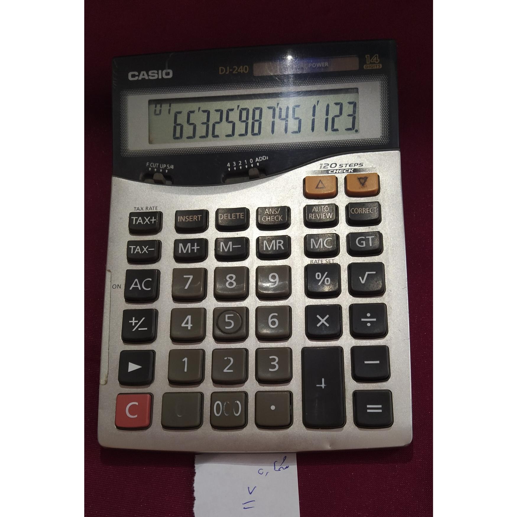 ماشین حساب بکروسالم CASIOمدل DJ-240