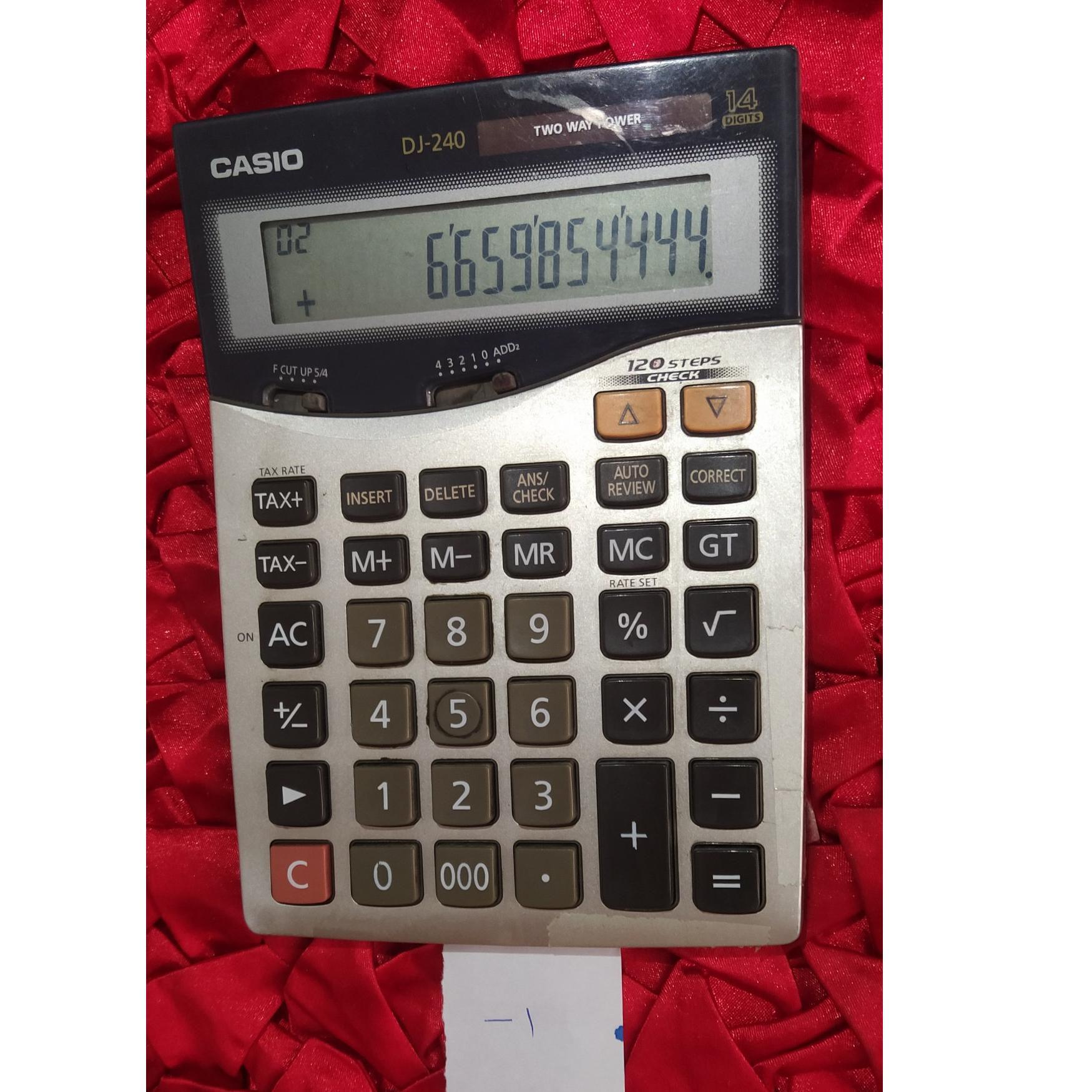 ماشین حساب بکروسالم CASIOمدل DJ-240