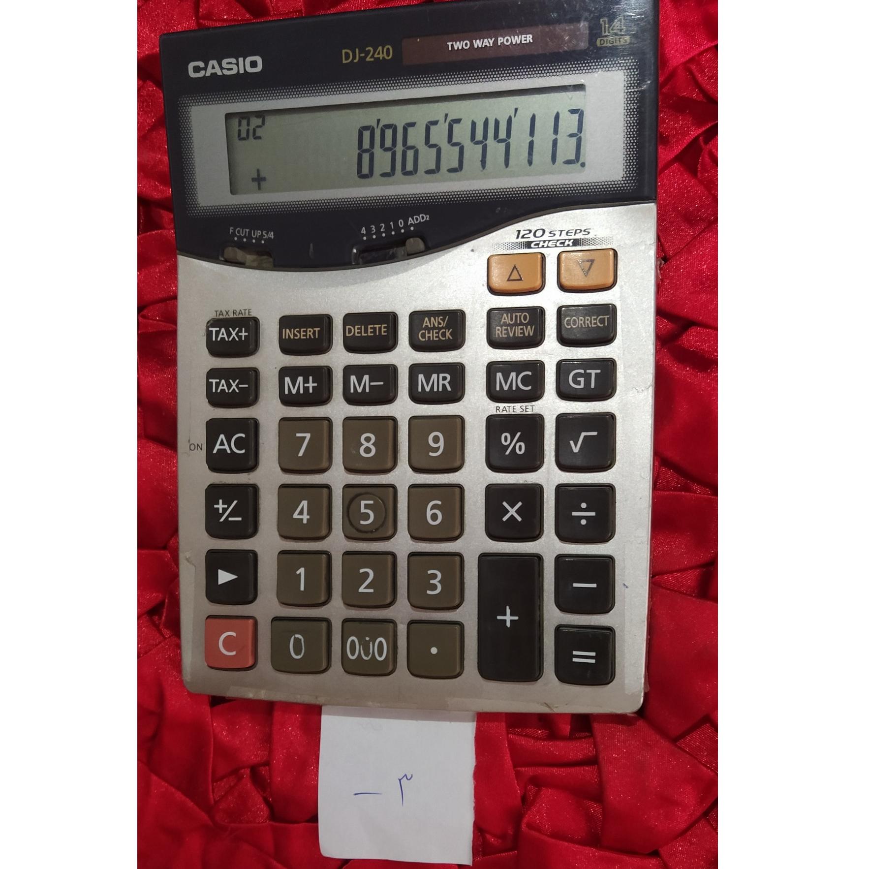 ماشین حساب بکروسالم CASIOمدل DJ-240