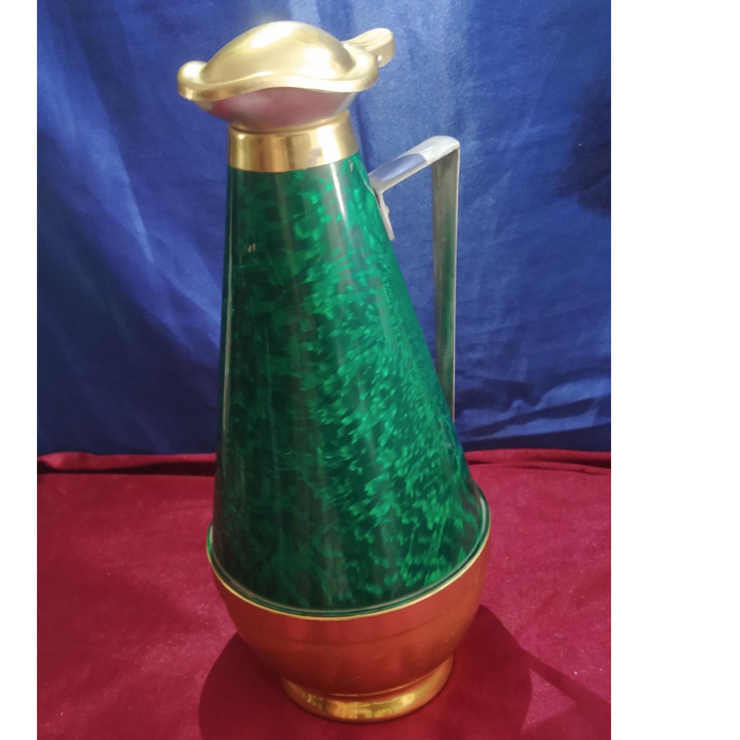 فلاکس فلزی مارک دارلب اردکی چینی قدیمی