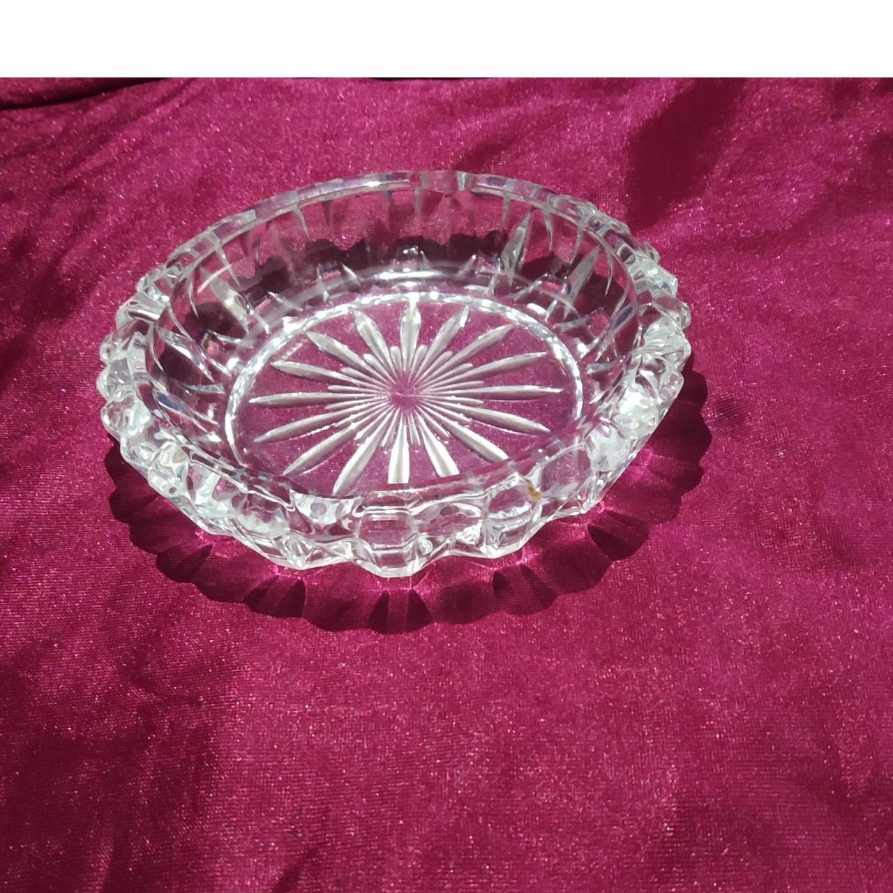 زیرسیگاری قدیمی بلوری زیبای خارجی