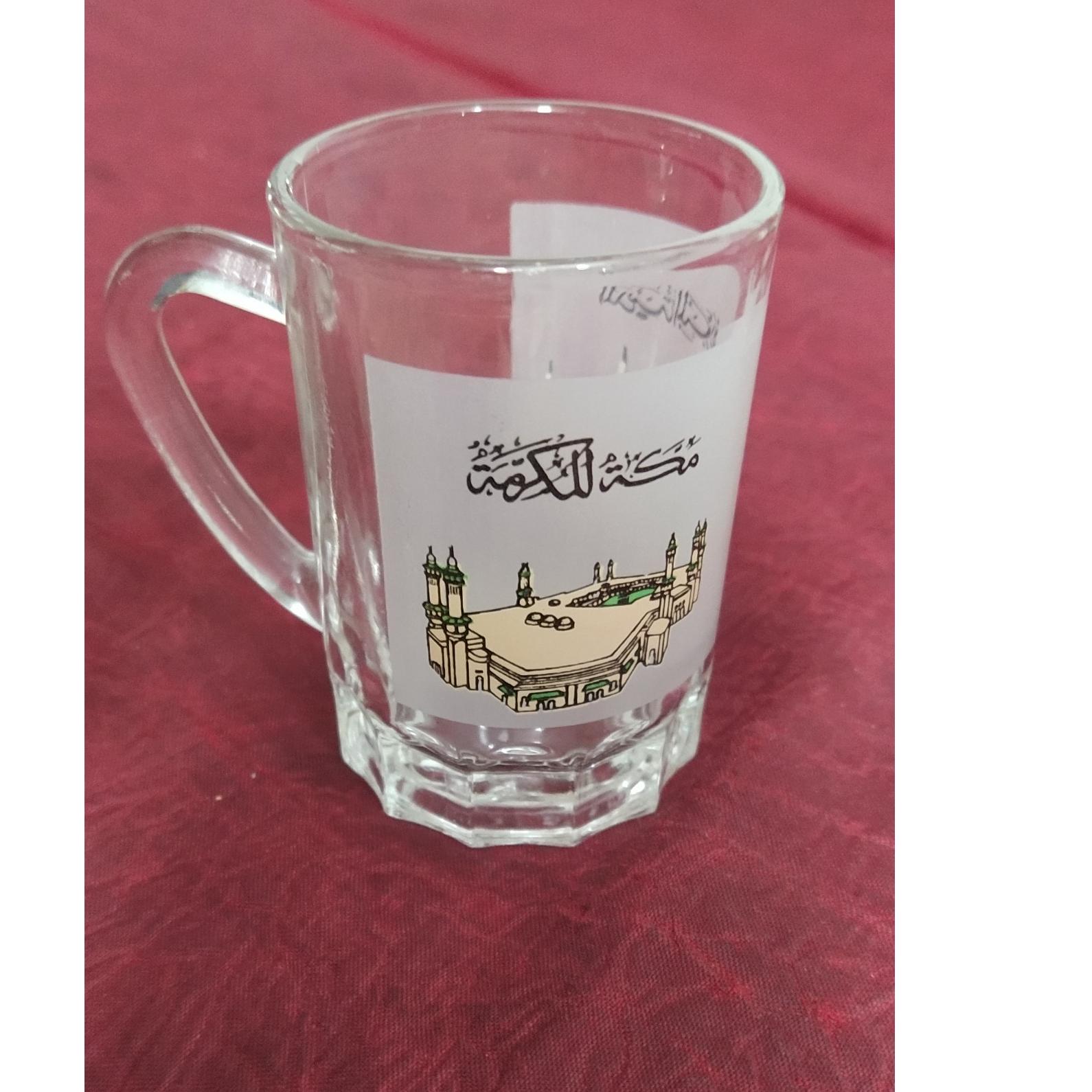 استکان دسته دار مکه ومدینه کلیسونی وخاص