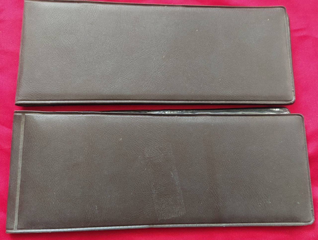 جلددسته چک متوسط رنگ مشکی قدیمی