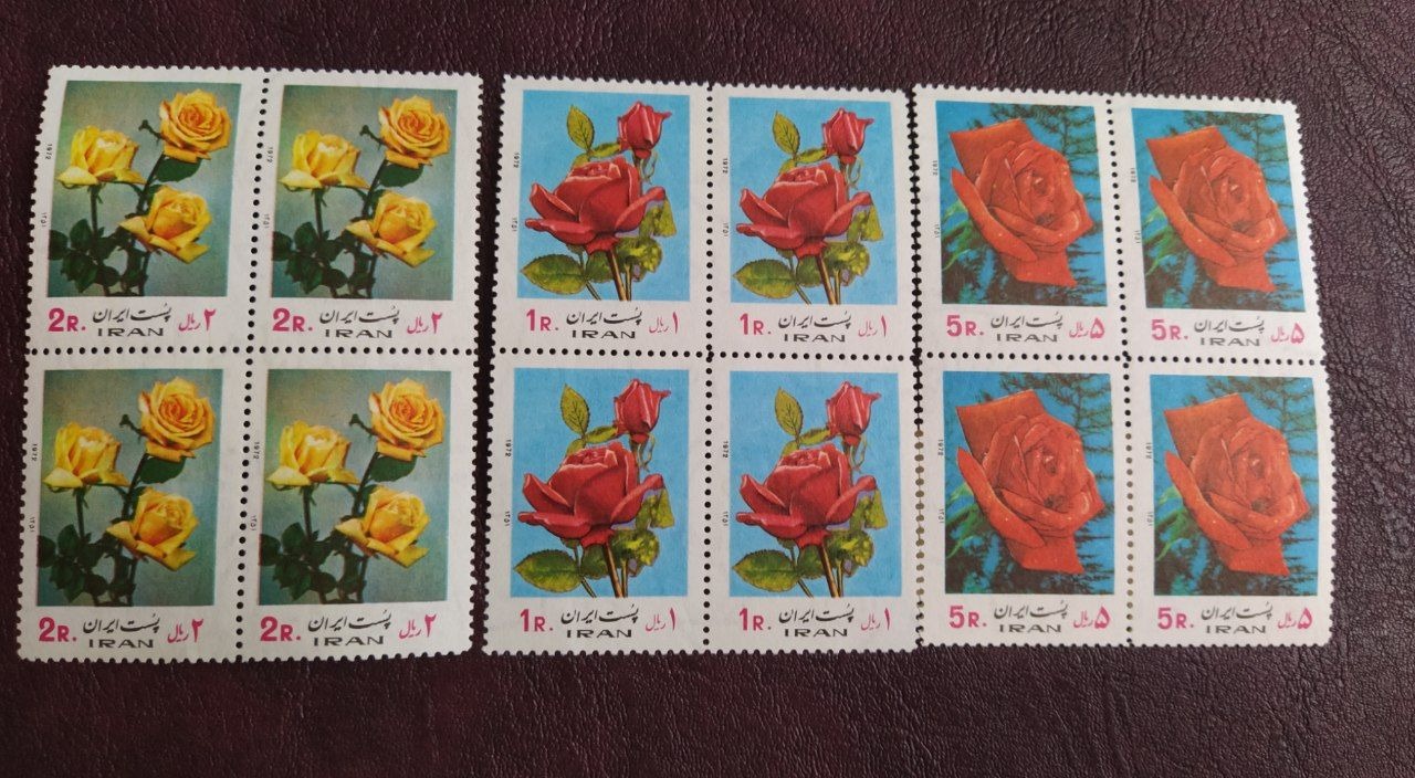 سری کامل تمبربلوک سری گل 1سال 51