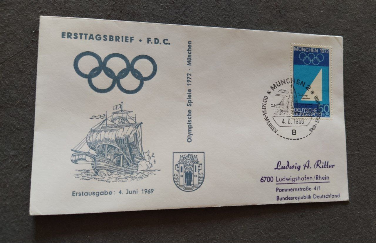 پاکت کلیسونی المپیک سال 1969
