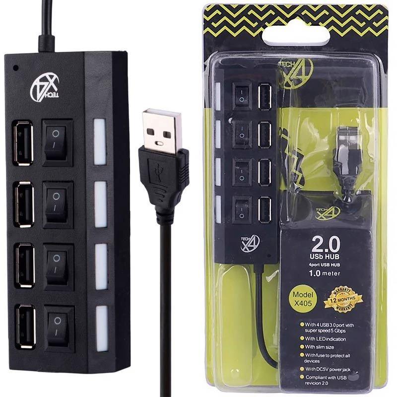 هاب USB2 X4Tech