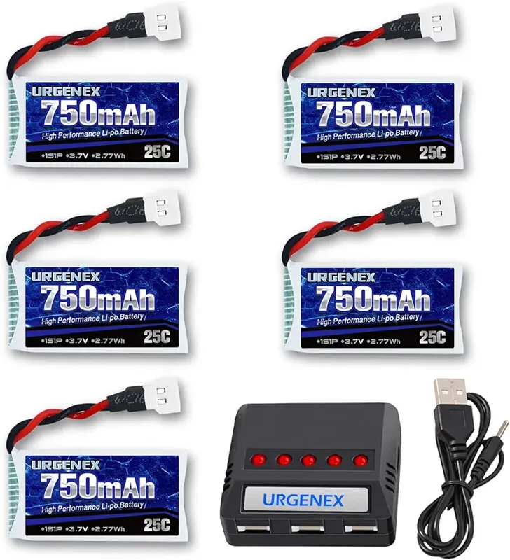 باتری لیتیومی URGENEX 37V Lipo Battery 750mAh 25C
